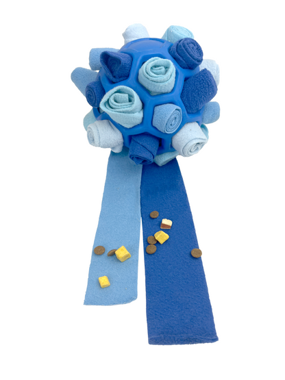 Gift for Pets, Dog Snuffle Ball Toy - Calming Puzzle Game for Small Dogs, Slow Feeder Snack Dispenser, Anxiety Relief & Mental Stimulation, Velvet Scented Hide & Seek Treat Ball,Ball Puzzle, Native Hidden Toy, Pet Snuffle Ball