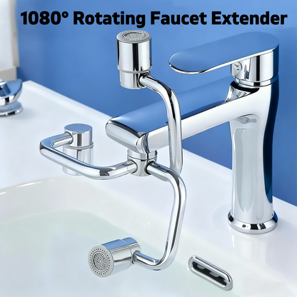360° Rotating Faucet Extender – Adjustable Splash-Proof Kitchen Tap Nozzle with Dual Water Modes, Universal Sink Aerator, Water-Saving Swivel Filter Faucet for Home & Bathroom Use