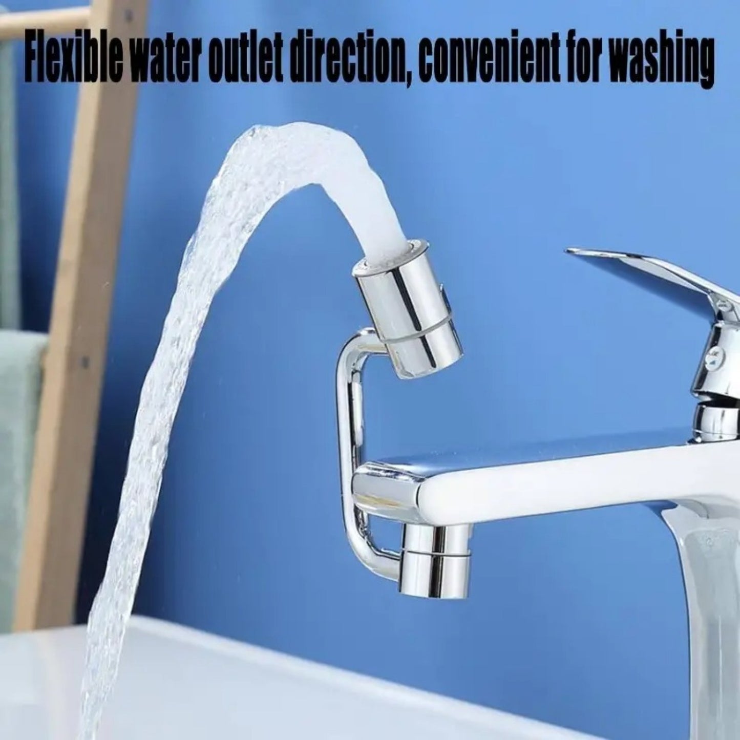 360° Rotating Faucet Extender – Adjustable Splash-Proof Kitchen Tap Nozzle with Dual Water Modes, Universal Sink Aerator, Water-Saving Swivel Filter Faucet for Home & Bathroom Use