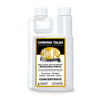 16oz Concentrated Kennel Odor Eliminator – Powerful Non-Enzymatic Formula, Fresh Apricot Scent, Long-Lasting Pet Deodorizer for Kennels, Floors & Home Cleaning