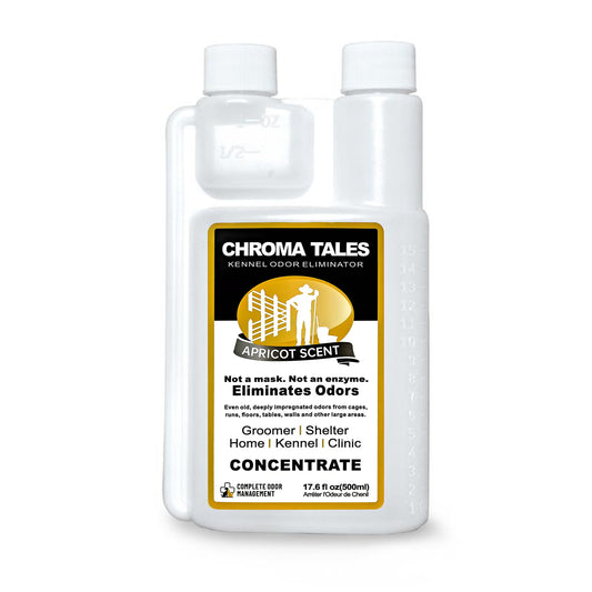 16oz Concentrated Kennel Odor Eliminator – Powerful Non-Enzymatic Formula, Fresh Apricot Scent, Long-Lasting Pet Deodorizer for Kennels, Floors & Home Cleaning