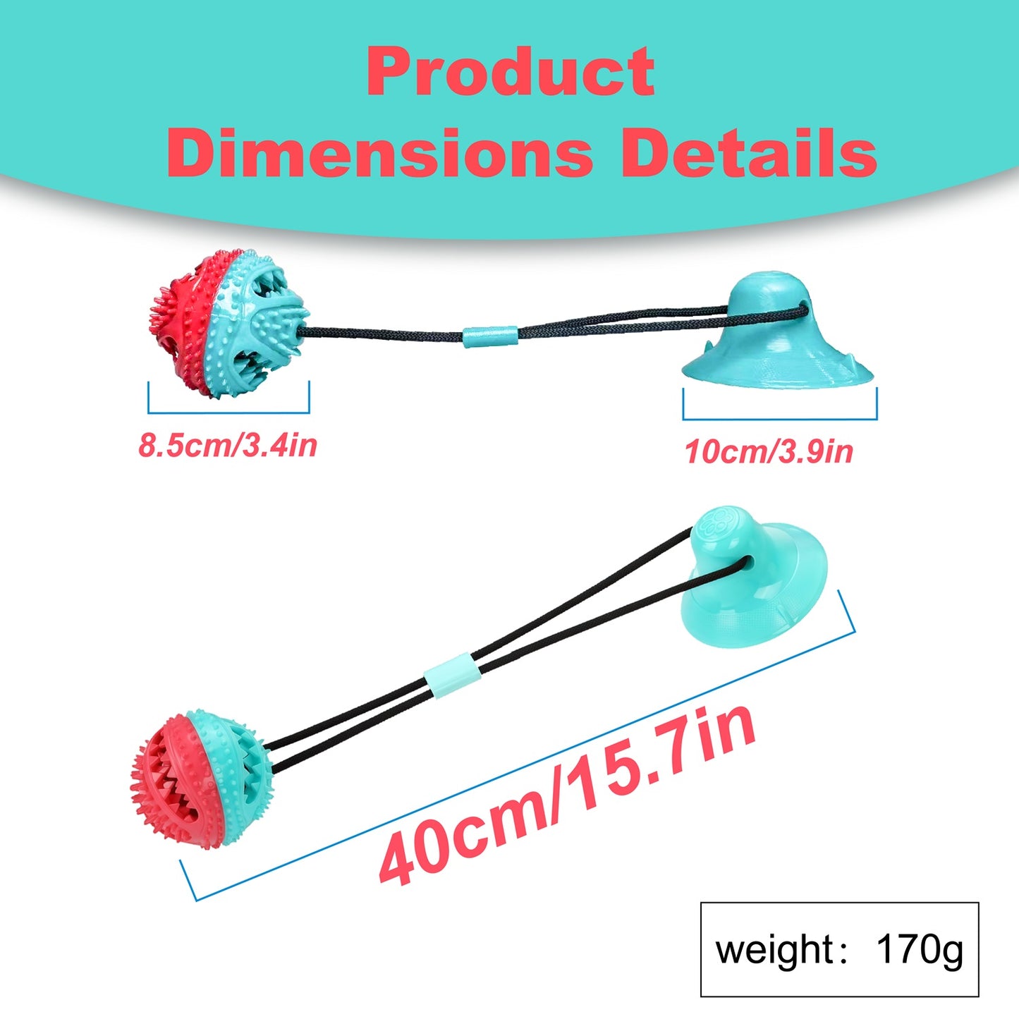 Pet gifts, interactive feeding chew toys, dog educational toys, anxiety relief,food grade silicone, interactive food dispensing toy, interactive teething ball, dog food dispensing toy Spinning Snack Ball for Dogs