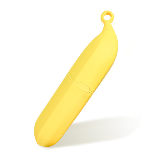 2-in-1 Banana Cartoon Lint Remover – Double-Sided Fabric Shaver & Pet Hair Brush, Ergonomic Design, Portable Fuzz Cleaner for Clothes